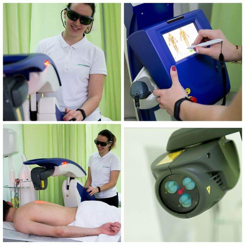 Terapeut fizioterapie laser aparat M6